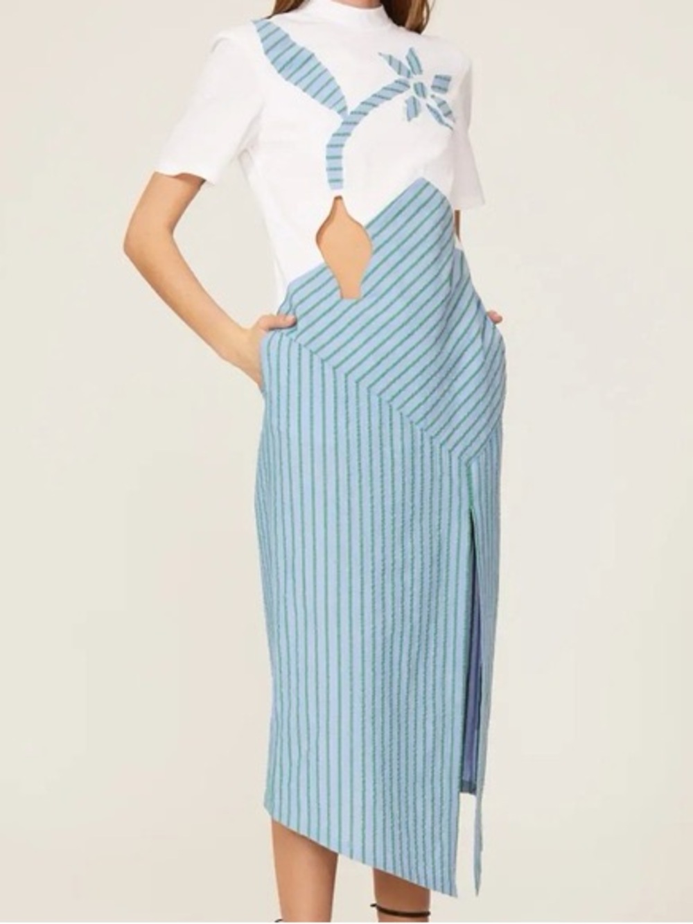 Rosie Assoulin Keyhole Vase Dress size 00